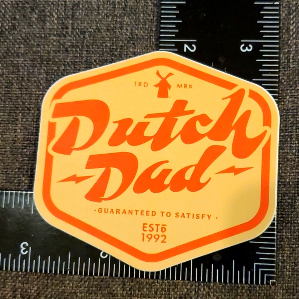 Dutch Dad Dutch Bros sticker stickers